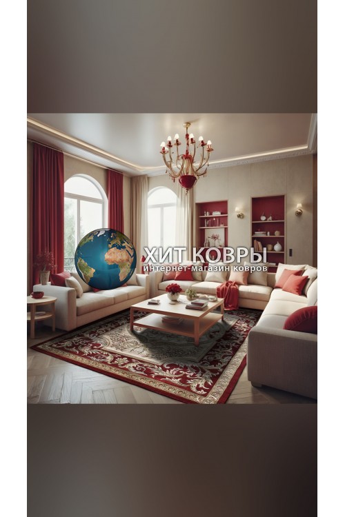 Китайский ковер 002006 Красный